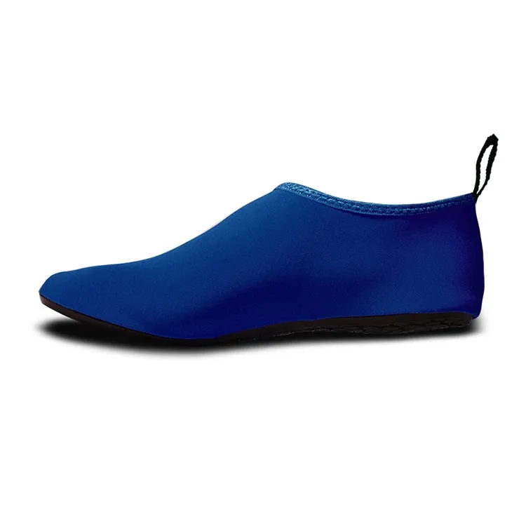 Non-slip Wear-resisting Thick Rubber Sole Diving Shoes and  Socks, One Pair, Size:XXXL (Blue)