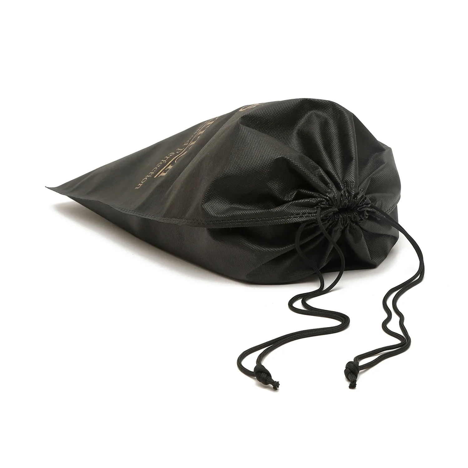 Non Woven Shoe Bag Pack Of  8 Black & Beige Plain - See Thru
