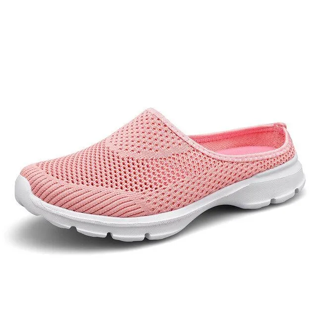 OCW Unisex Summer Casual Slip On Half Shoes Summer Casual Mesh Comfortable Shoes