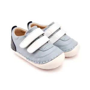 Oldsoles Farlap shoe Dusty Blue/Snow/Navy #4075