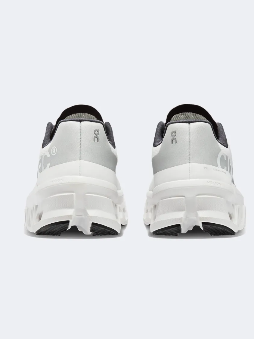 On Cloudmonster 1 Men Running Shoes Undyed White/White