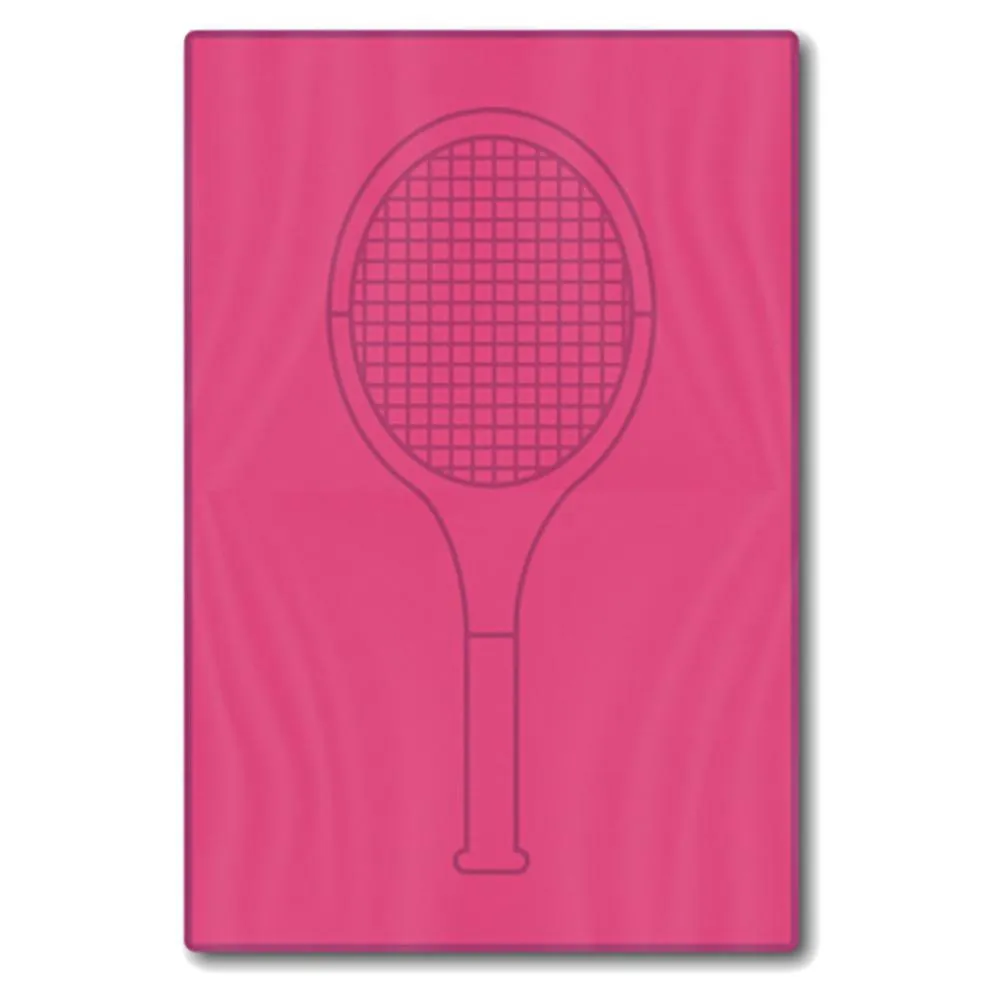 Pink Tennis Racquet Towel