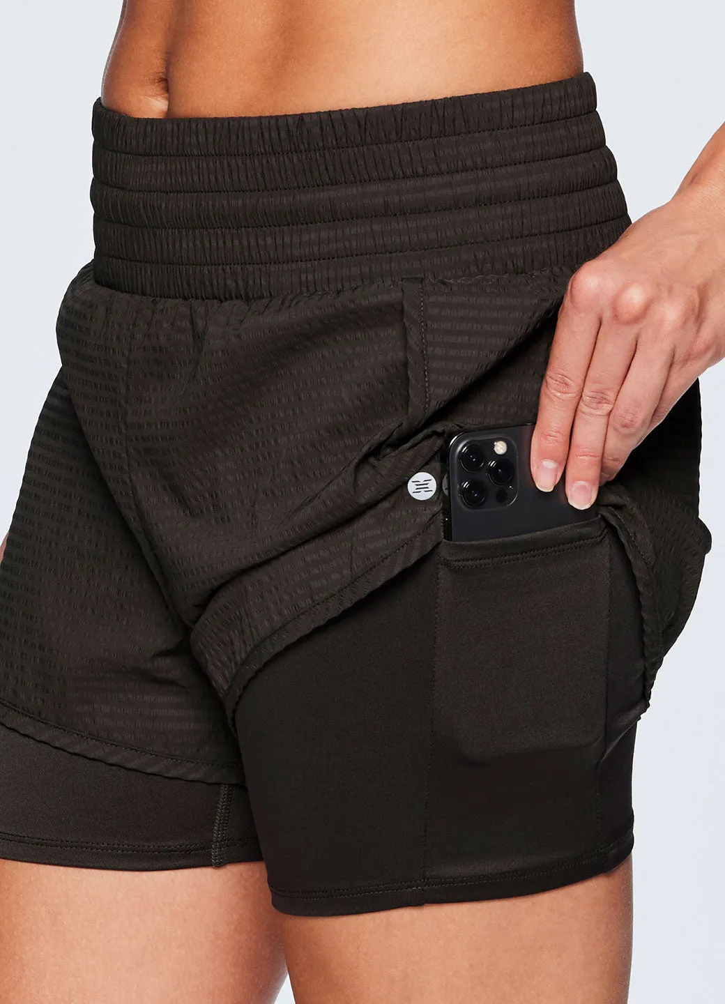 Prime Textured Running Short
