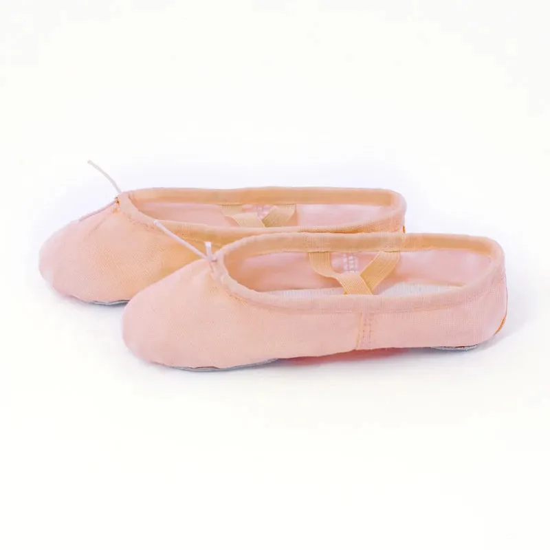 Professional Baby Girls Children Cotton Canvas Soft Ballet Dance Exercise Shoes Gym Ballerina Ballerina