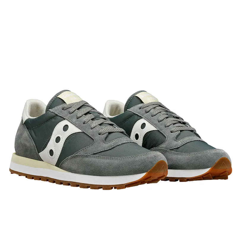 Saucony Originals scarpa sneakers da uomo Jazz S2044-695 verde-bianco sporco