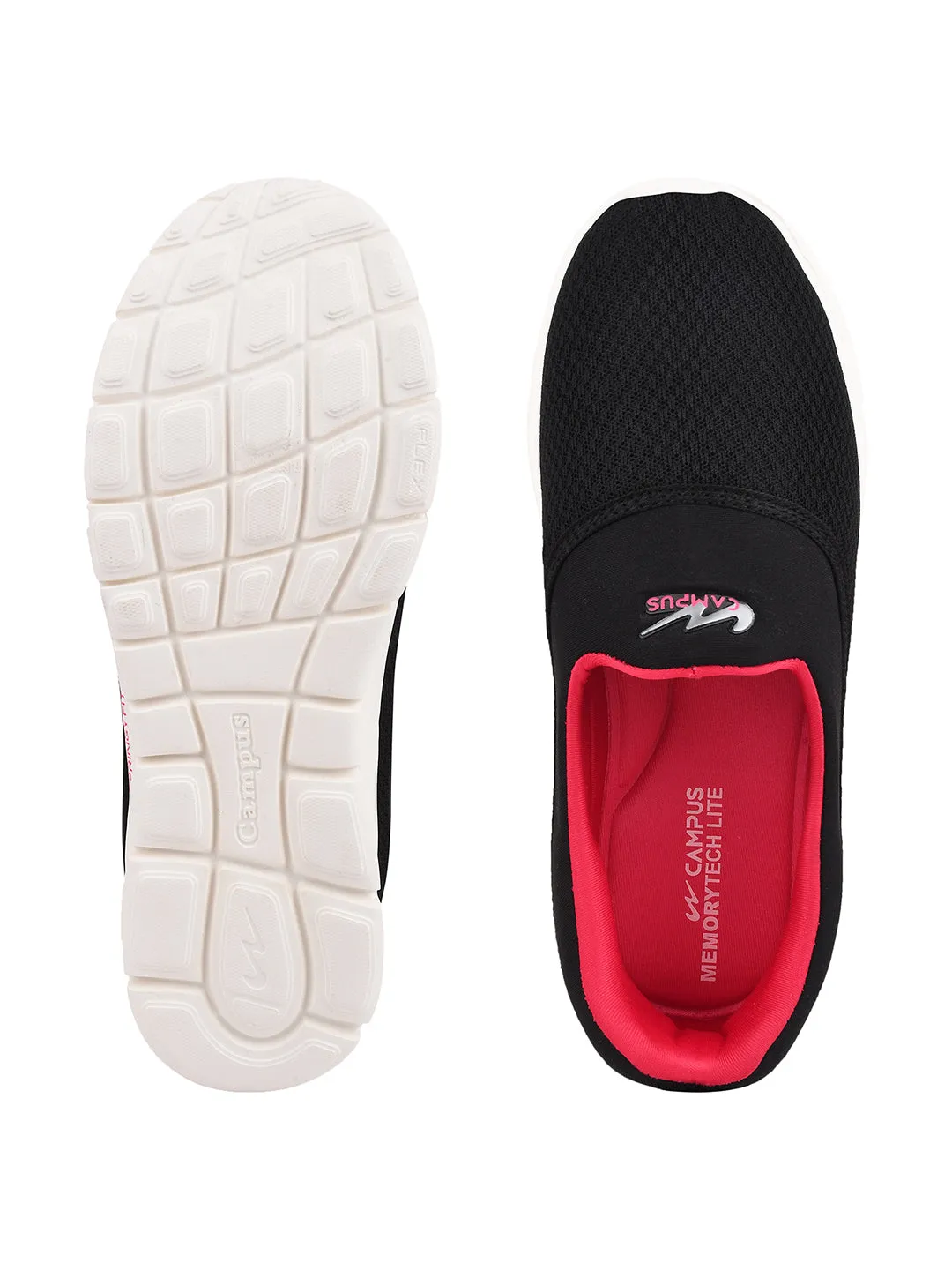SILICO Black Women's Slip-ons