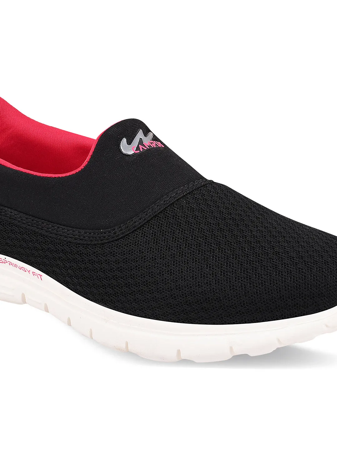 SILICO Black Women's Slip-ons