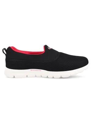SILICO Black Women's Slip-ons