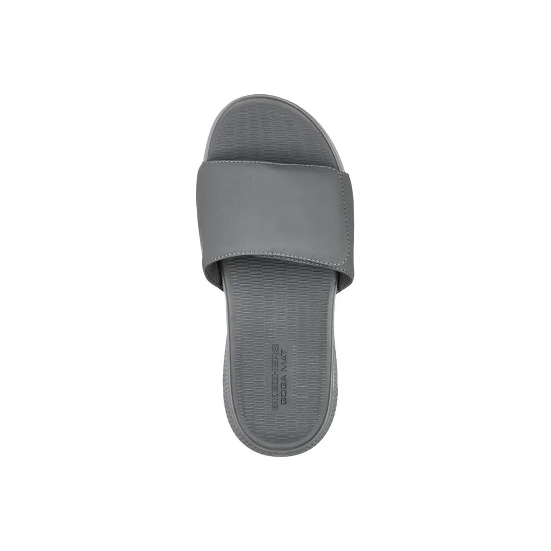 Skechers Go Consistent Sandal Mens Slipper Charcoal 229033-CHAR