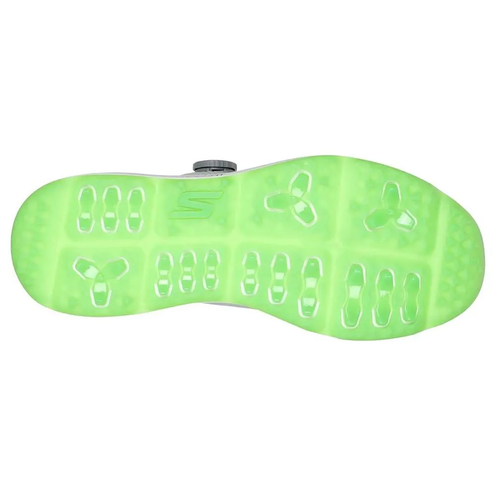 Skechers Go Golf Elite 5 Slip In BOA Golf Shoes in Grey/Lime - 214066   FREE SHOE BAG!