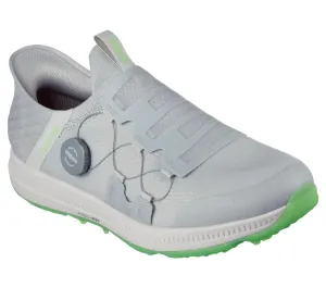 Skechers Go Golf Elite 5 Slip In BOA Golf Shoes in Grey/Lime - 214066   FREE SHOE BAG!