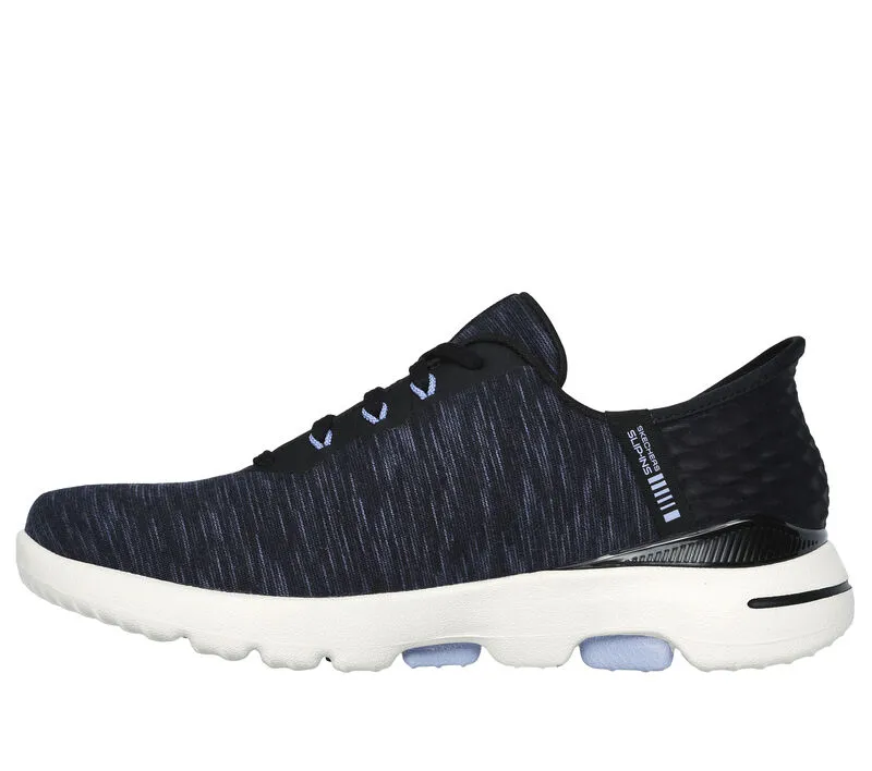Skechers GO Walk Slip In Golf Shoes-Black/Lavender