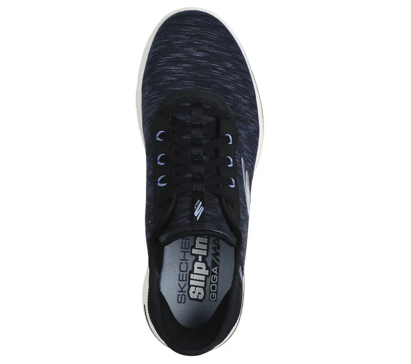 Skechers GO Walk Slip In Golf Shoes-Black/Lavender