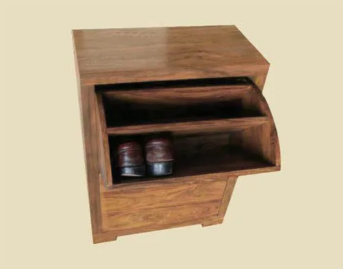 Solid Wood Cube Shoes Rack