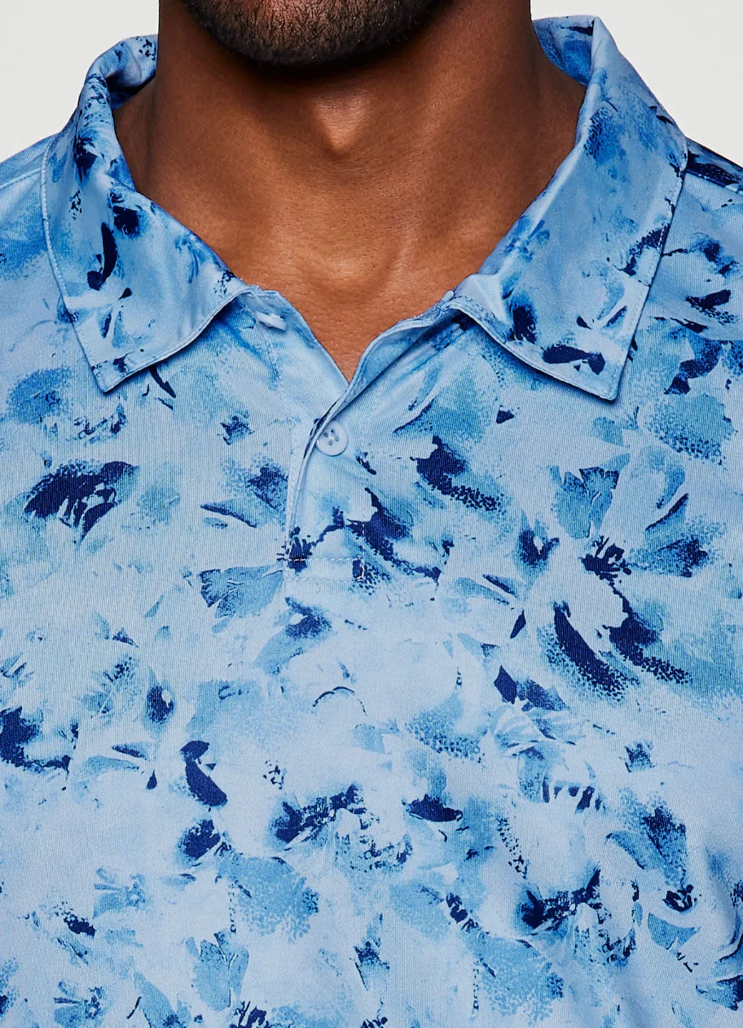 Stay On Course Floral Polo