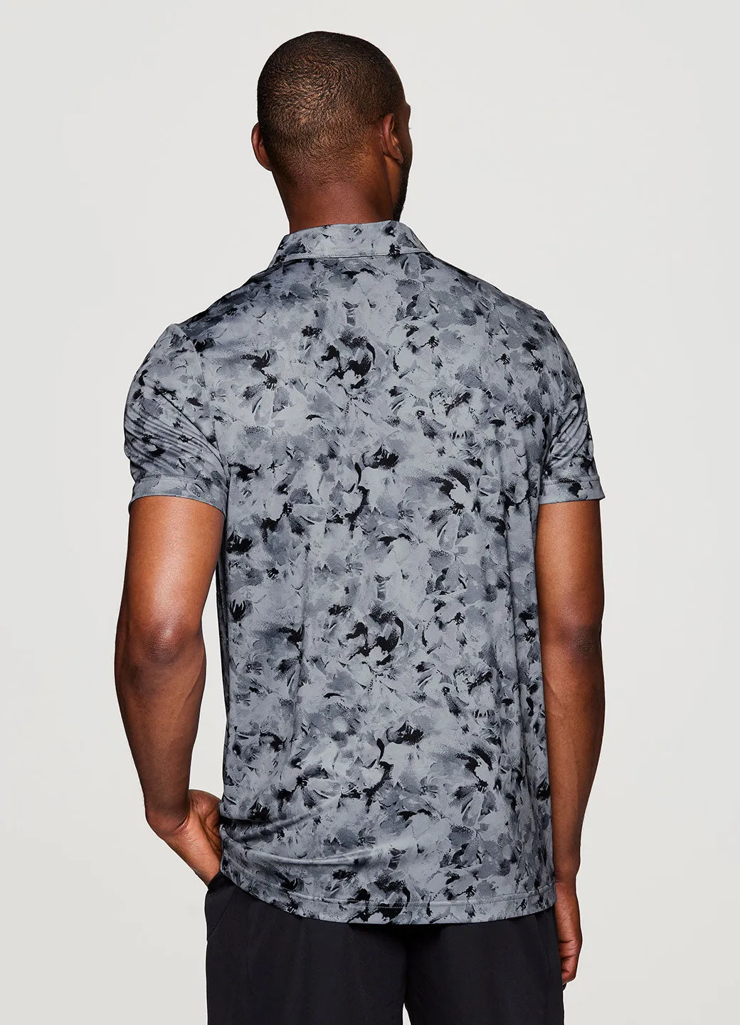 Stay On Course Floral Polo