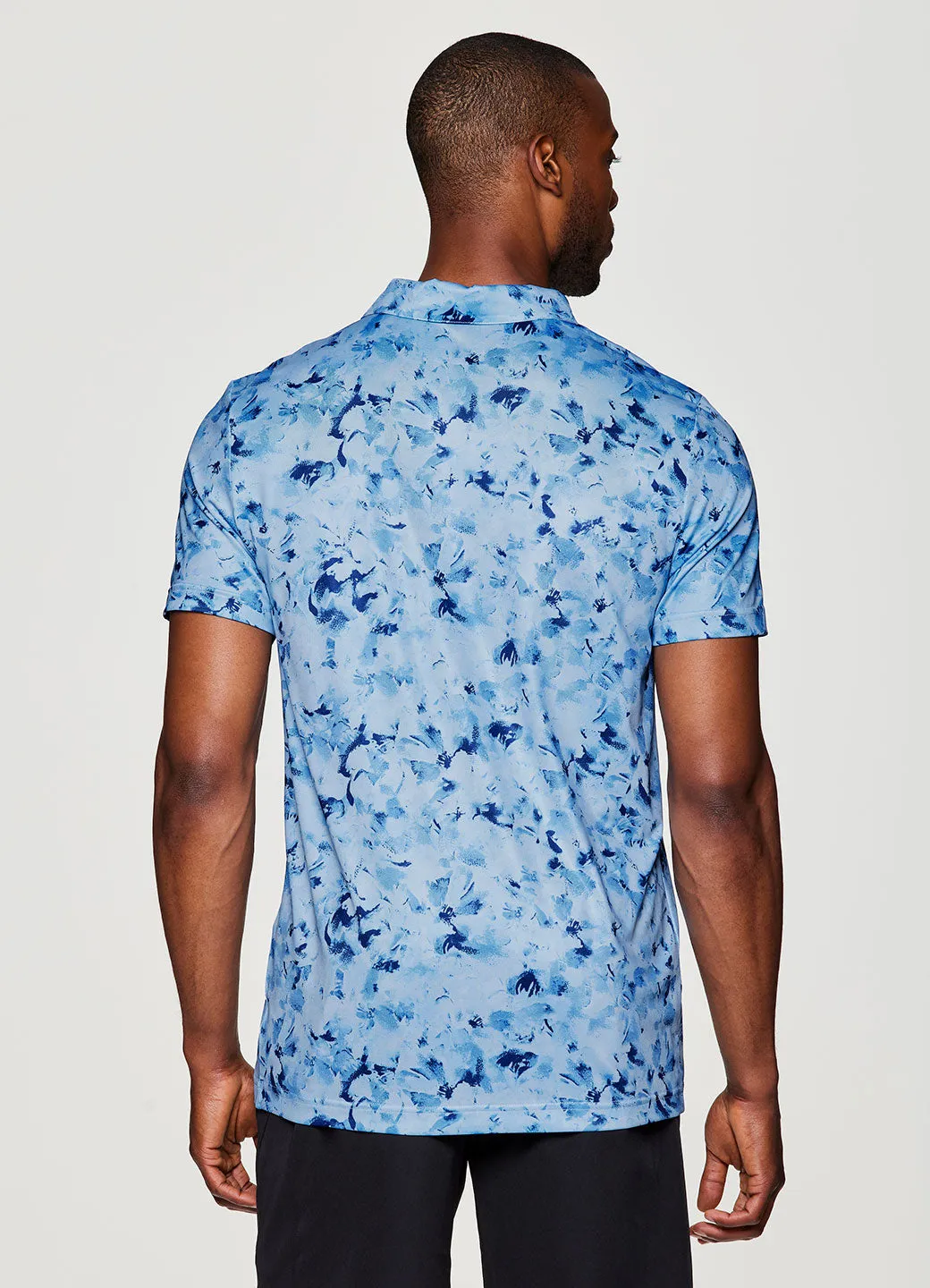 Stay On Course Floral Polo
