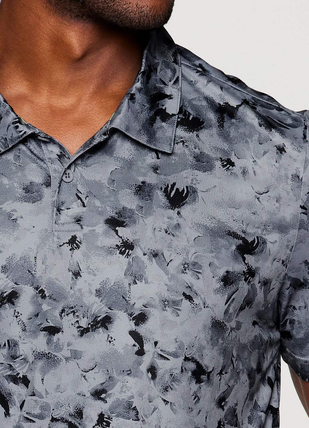 Stay On Course Floral Polo