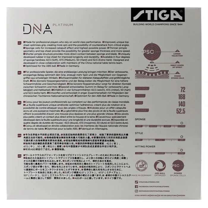 Stiga DNA Platinum XH