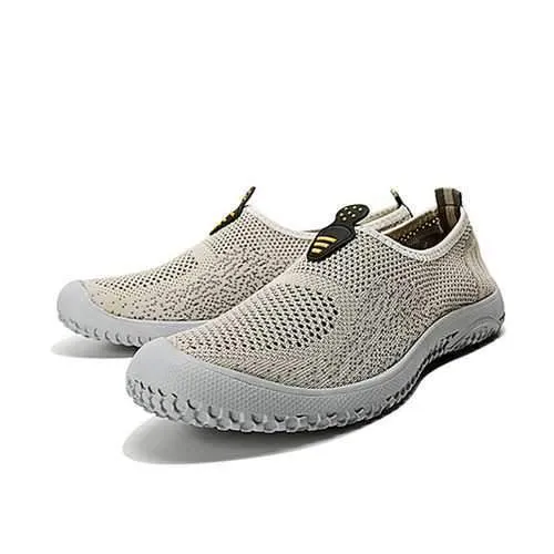 Summer Men Breathable Outdoor Casual Sport Soft Flat Fashion Mesh Athletic Shoes