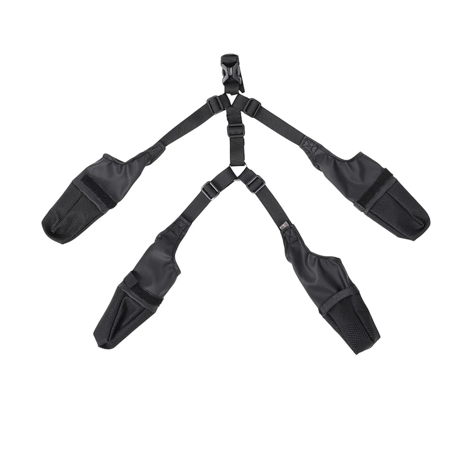 Suspender Dogs Boots - Waterproof Dog Shoes Adjustable Dog Boots Non Slip Breathable