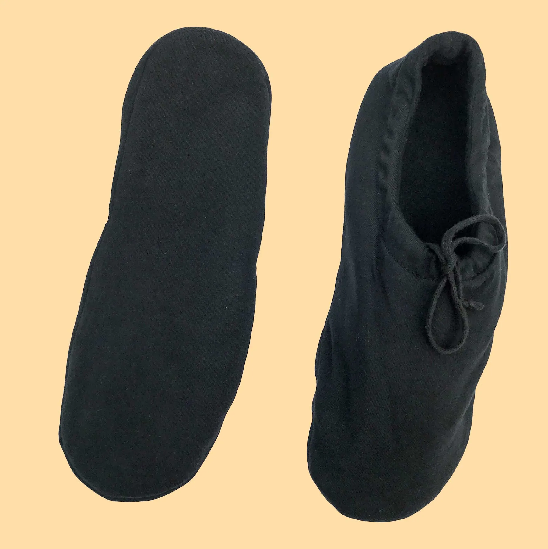 TCHAIKOVSKY Elastic-Free Glue-Free 100% Organic Cotton Fleece House Slippers (100% Biodegradable)
