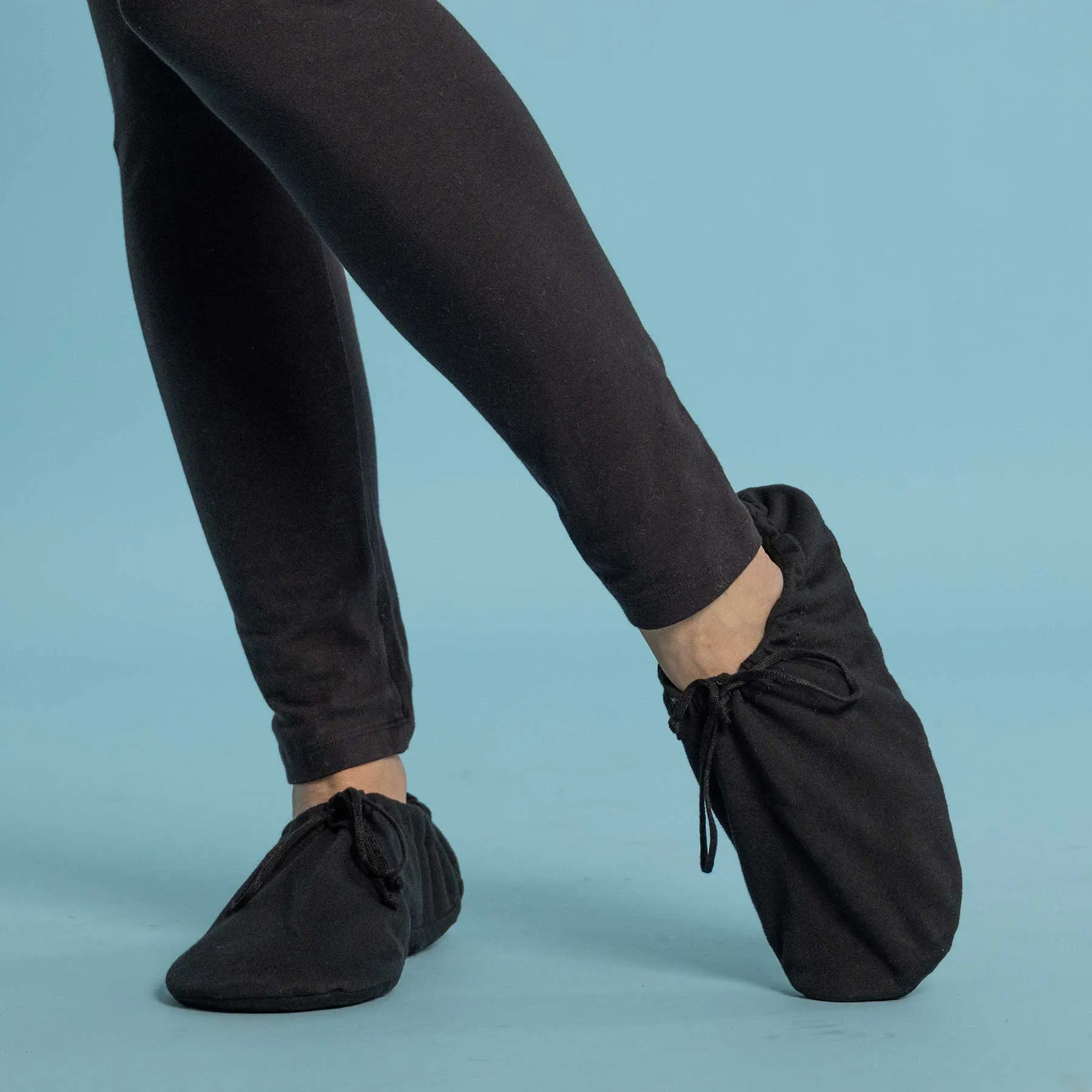 TCHAIKOVSKY Elastic-Free Glue-Free 100% Organic Cotton Fleece House Slippers (100% Biodegradable)