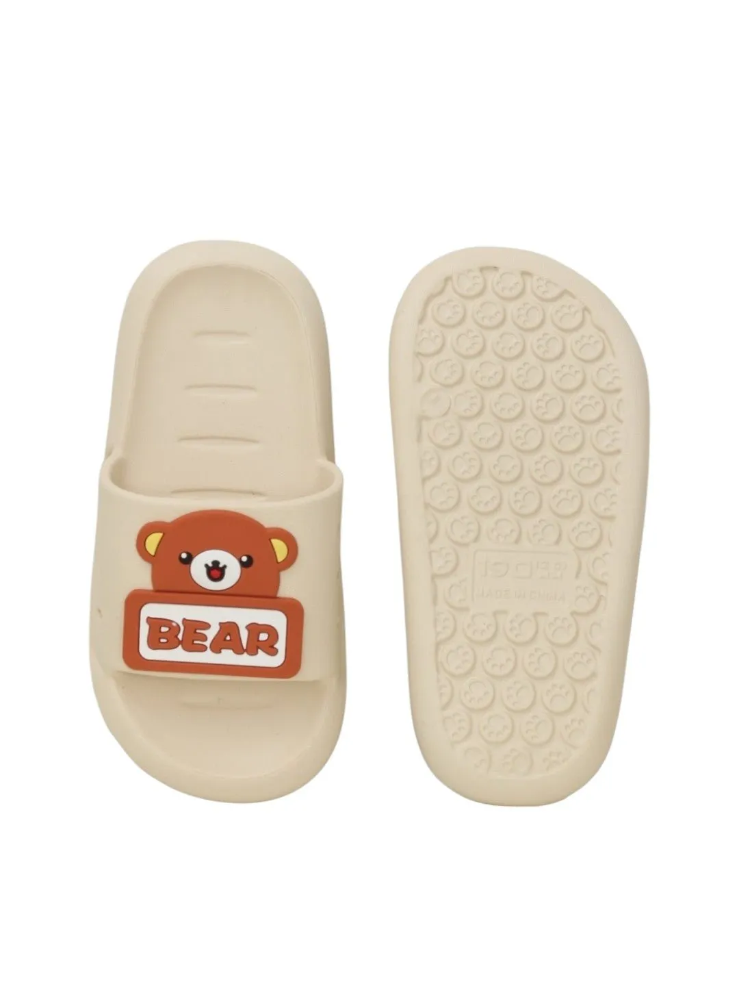 Teddy Bear Applique Slides for Boys