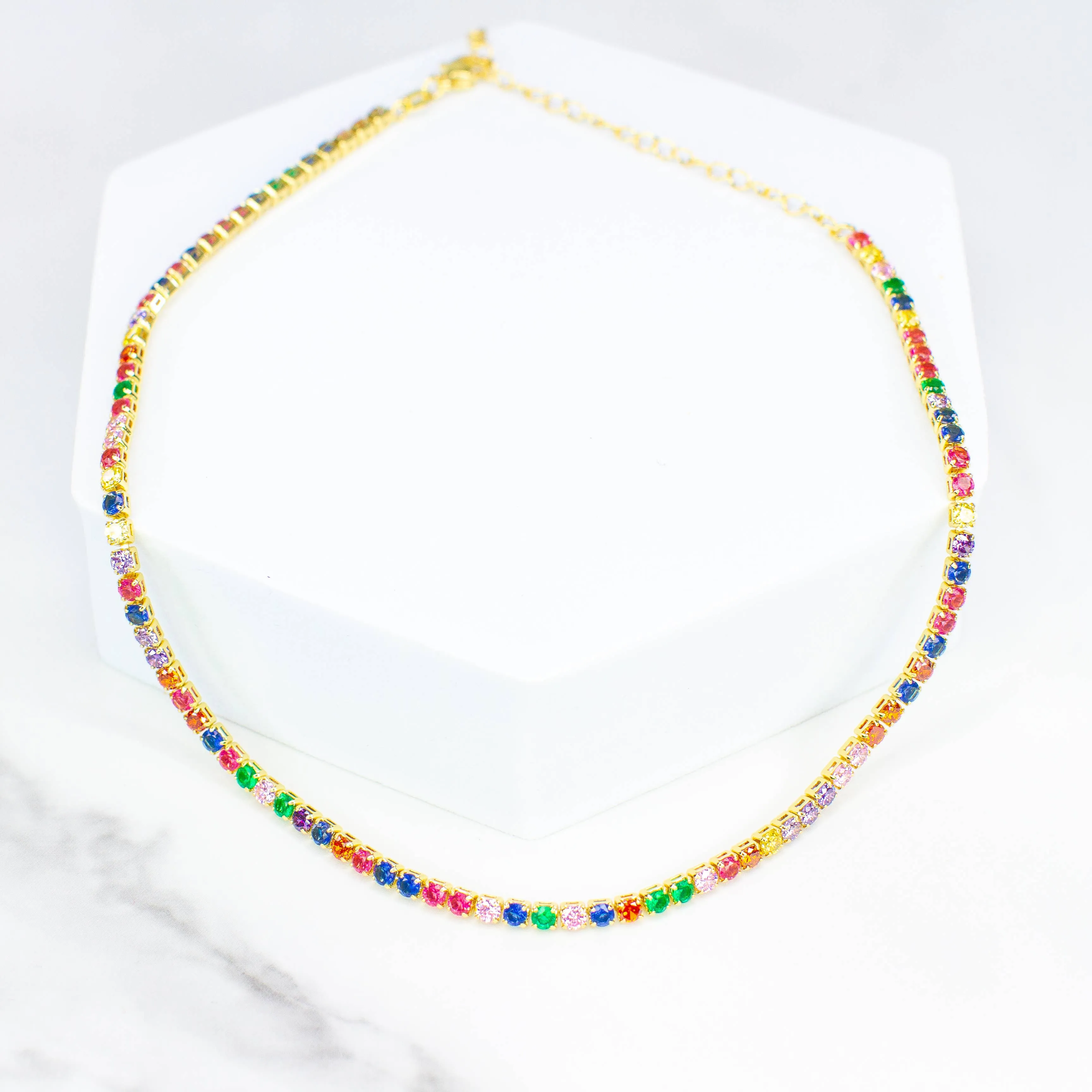 Tennis CZ Necklace