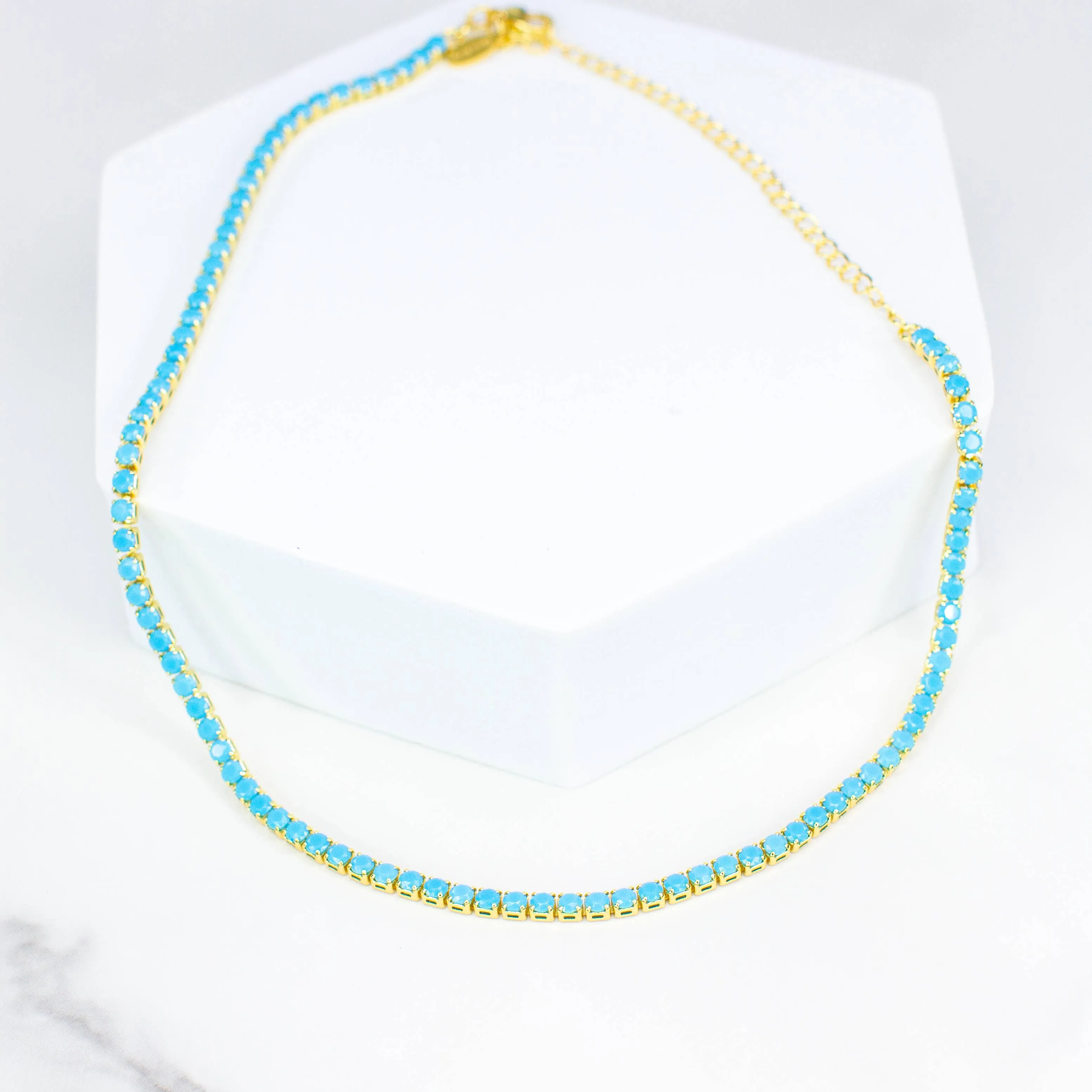 Tennis CZ Necklace