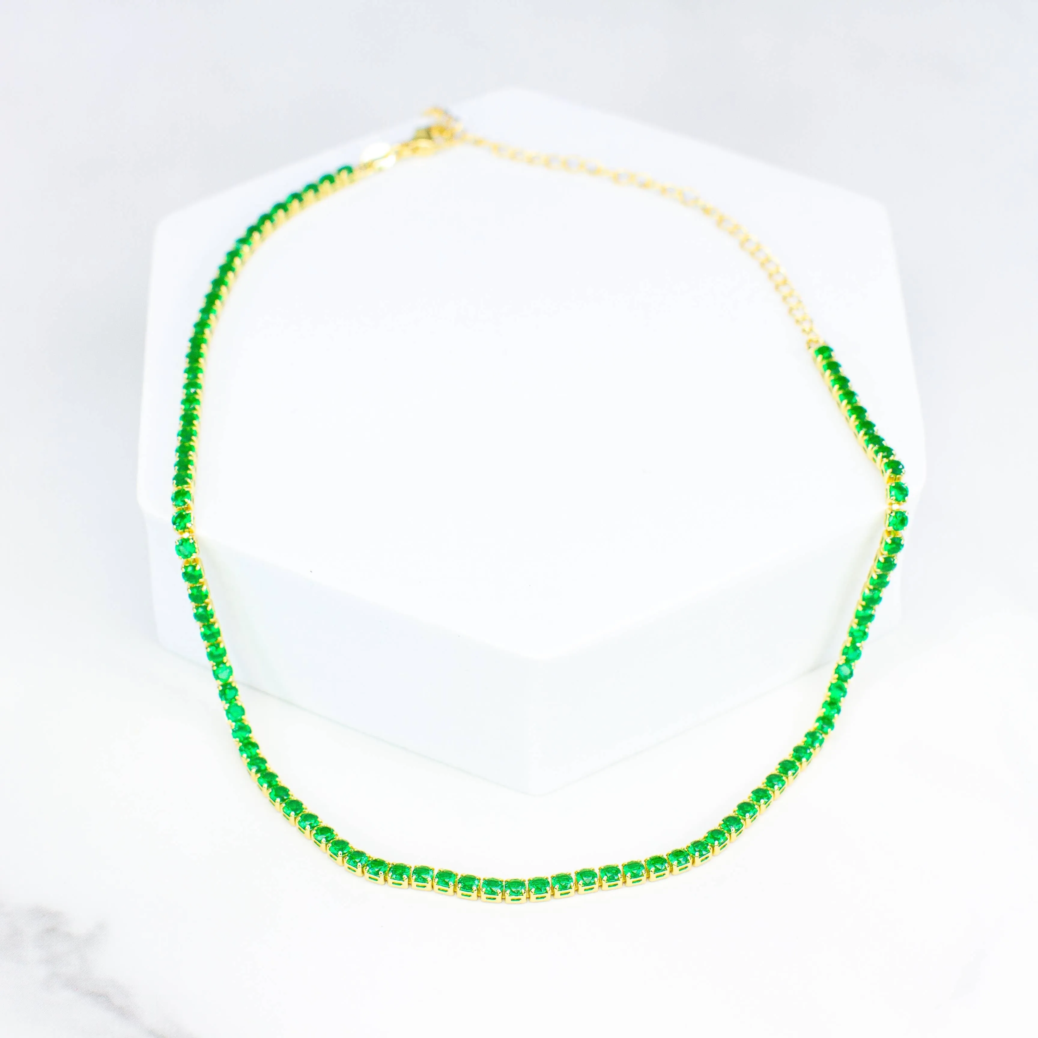 Tennis CZ Necklace