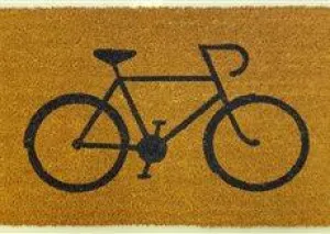 The Bike Vinyl Coir Doormat