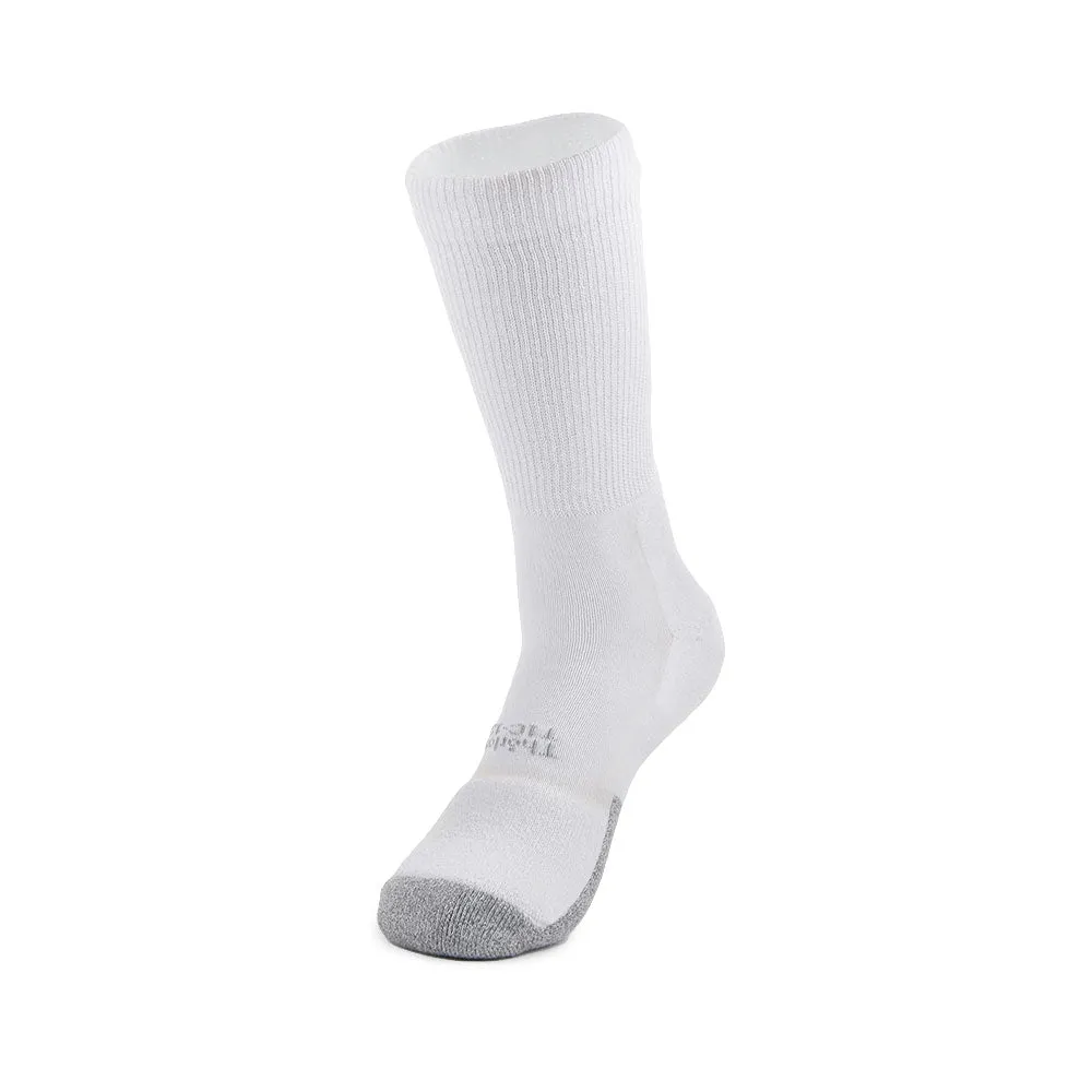 Thorlo Light Cushion Crew Tennis Socks - White