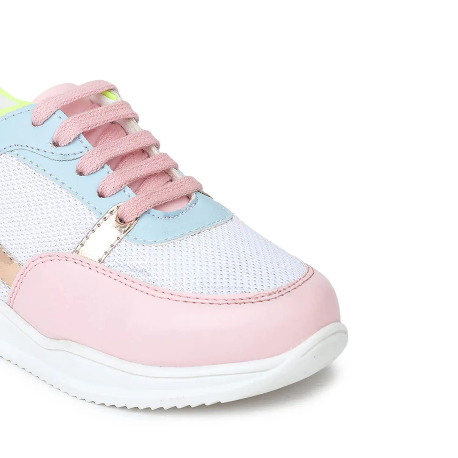 Toothless Kids Girls Multi Color Sports Shoes(TLPGSP3928-4.5-5Y)