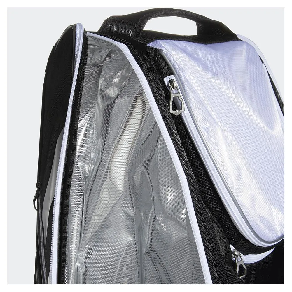 Tour Tennis 12 Racquet Bag Black and White
