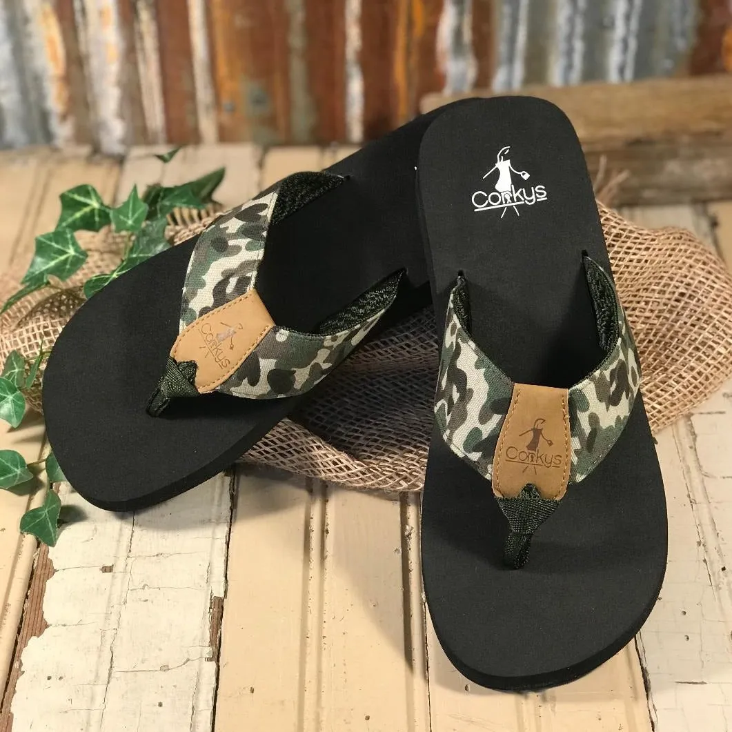 Trail Camo Flip Flops