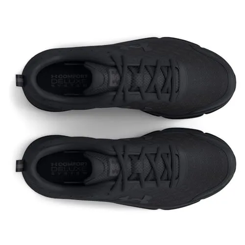 Under Armour Men's Charged Assert 10 Running Shoe, (004) Black/Black/Black, 11.5