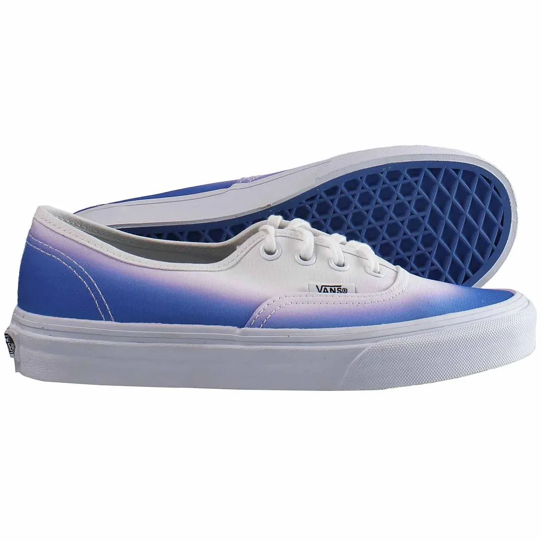 Vans Authentic Mens White/Blue Plimsolls