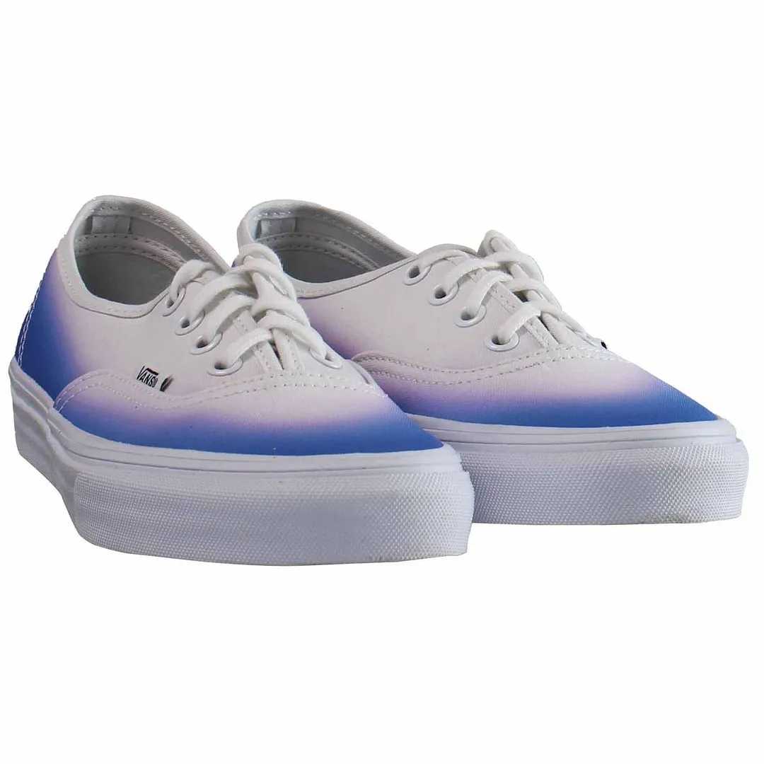 Vans Authentic Mens White/Blue Plimsolls
