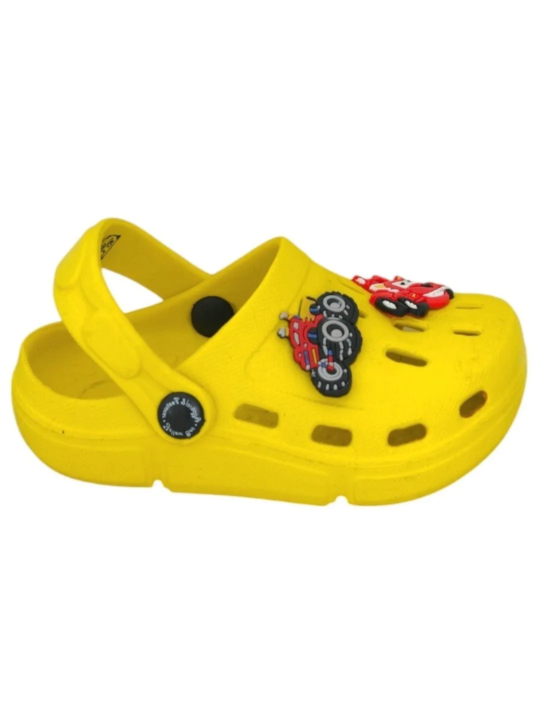 Vibrant Car-Themed Clogs with Fun Cartoon Design for Boys