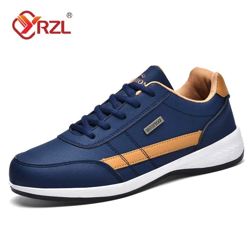 Waterproof Men's Leather Sneakers