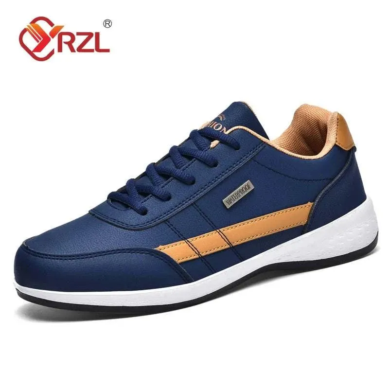Waterproof Men's Leather Sneakers