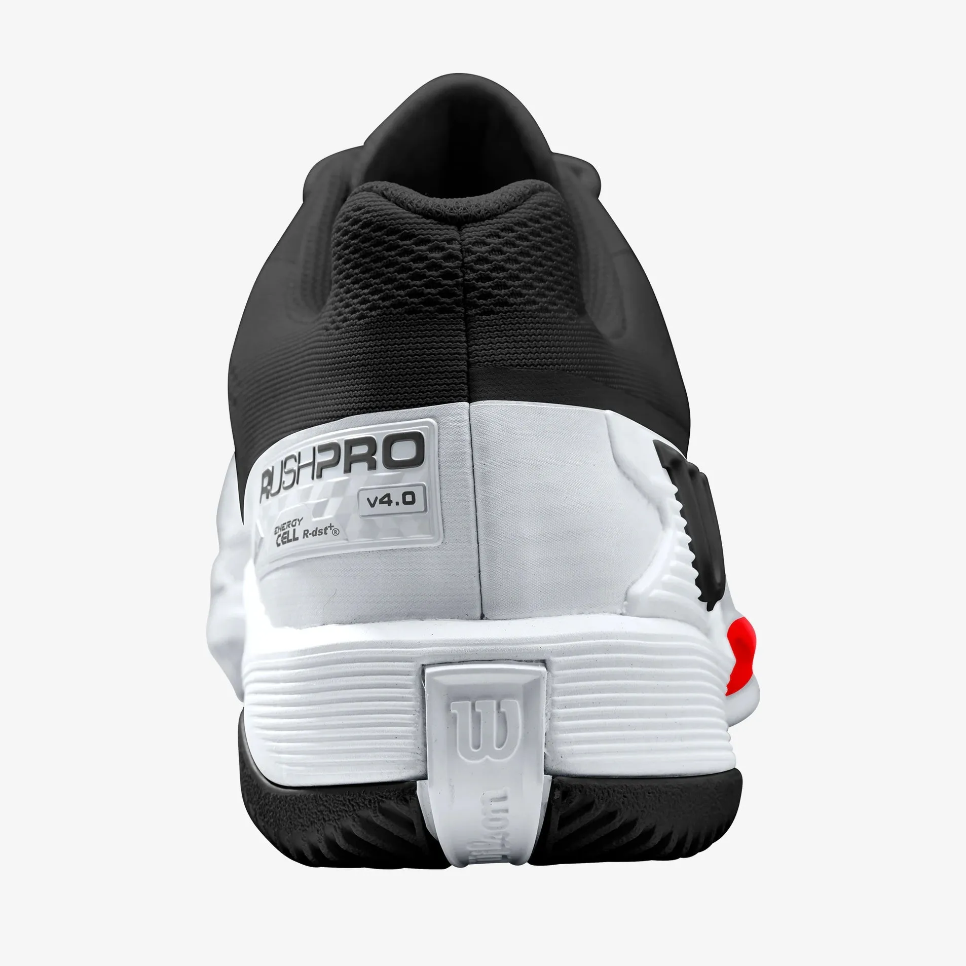 Wilson RUSH PRO 4.0 Black/White/PoppyRed Men's Tennis Shoes