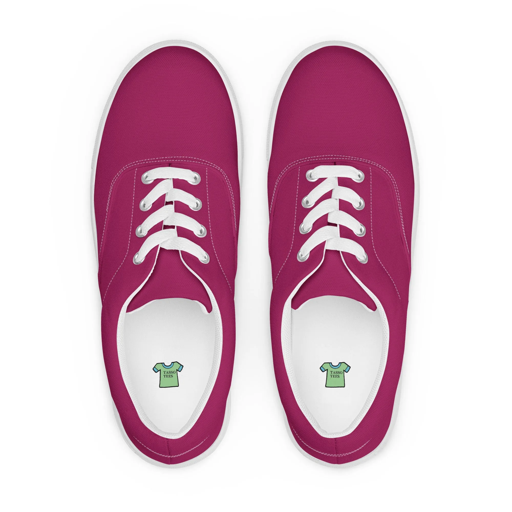 Women’s Berry Purple lace-up canvas shoes