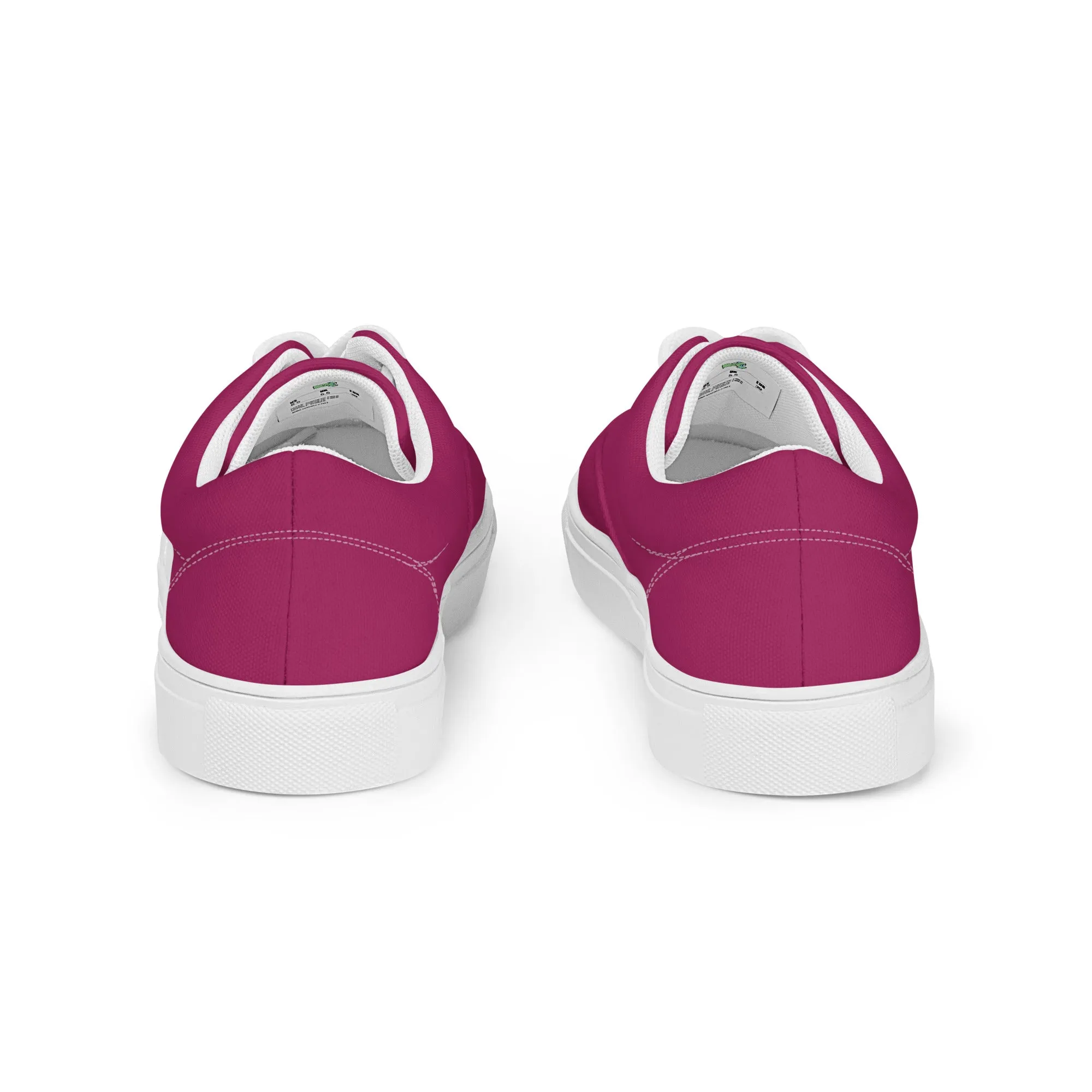 Women’s Berry Purple lace-up canvas shoes