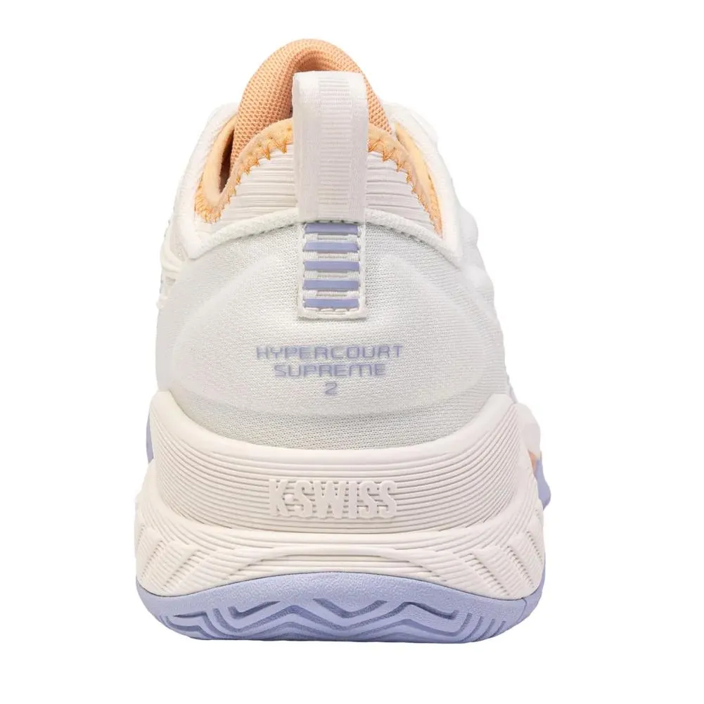 Women's Hypercourt Supreme 2 Tennis Shoes Star White and Heather