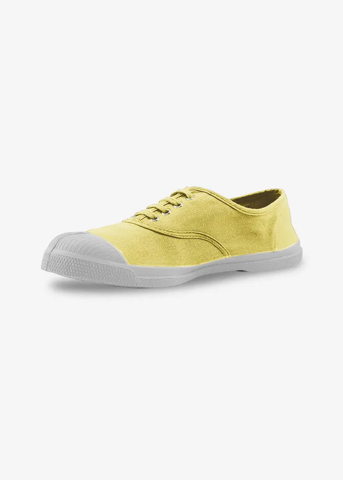 Women's Lace-up Tennis in Citron (Lemon)