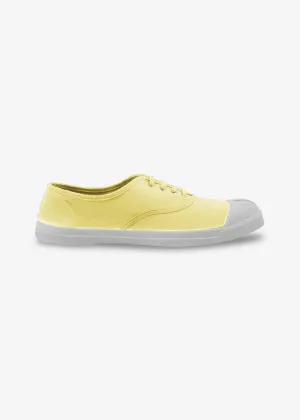 Women's Lace-up Tennis in Citron (Lemon)