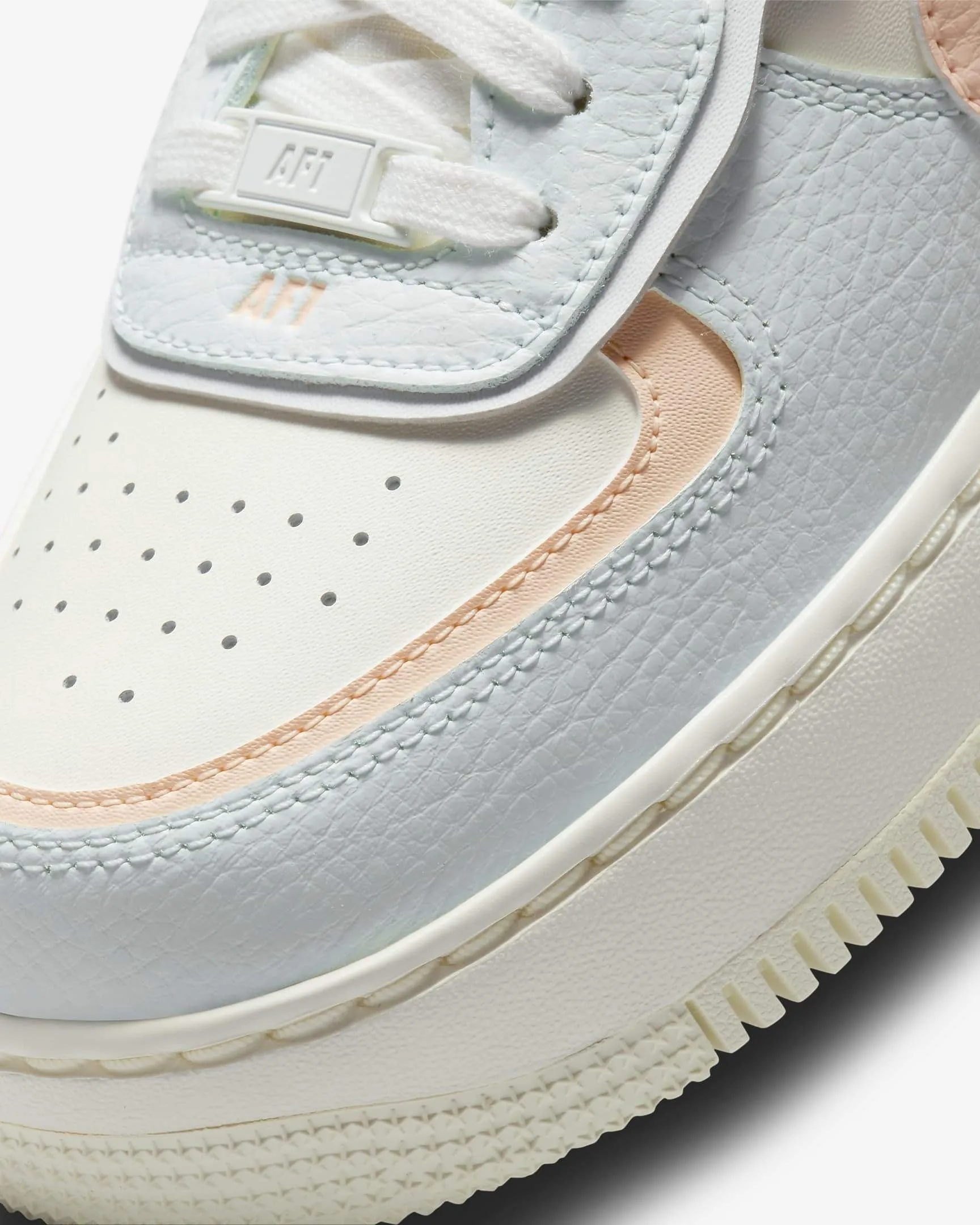 Women's Nike Air Force 1 Shadow (Sail/Crimson Tint/Photon Dust/Barely Green)(CU8591-104)