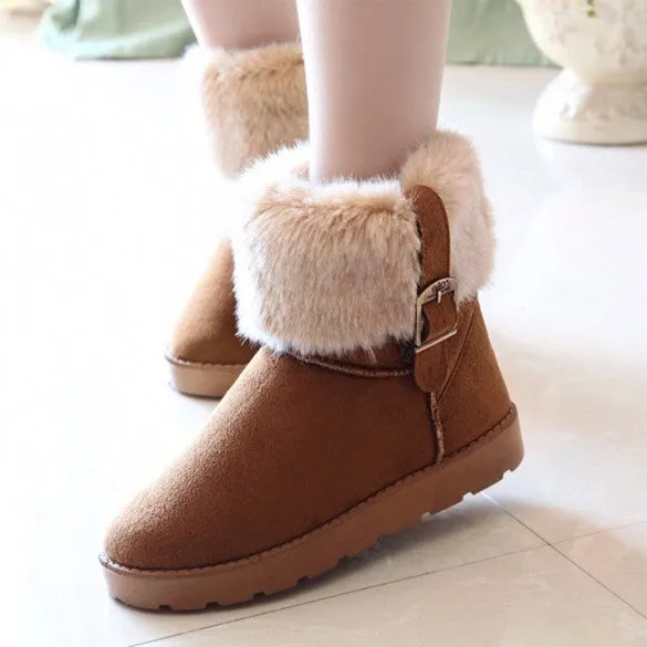 Women's Snow Boots Ankle Boots Warm Shoes